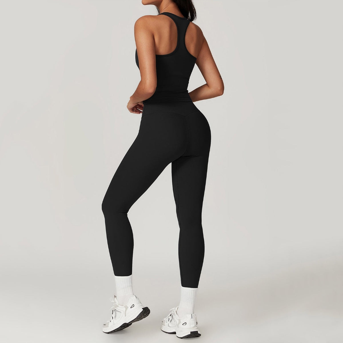 ARWEN – Askılı Atlet & Yüksek Bel Tayt Spor Takımı