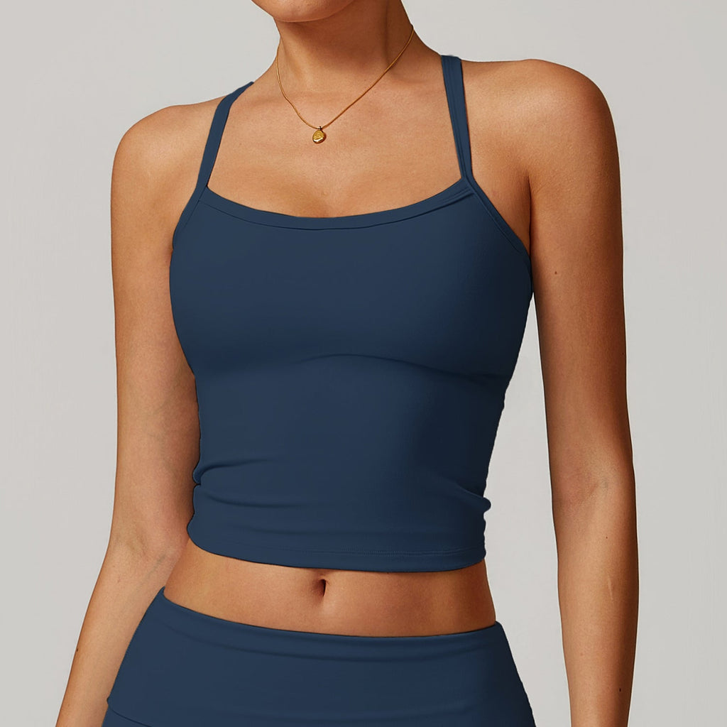 FlexFit Yüksek Bel Flare Tayt & Askılı Crop