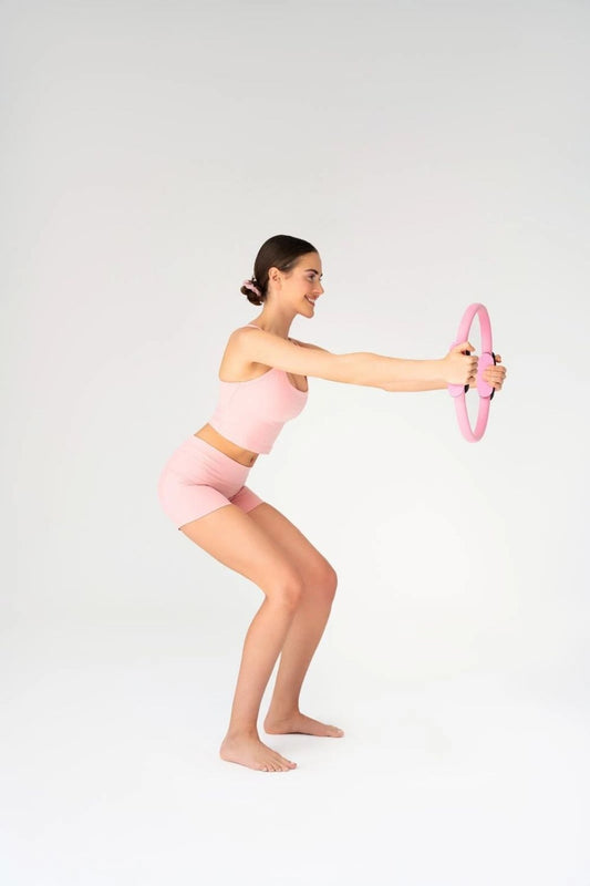 Yoga Pilates Egzersiz Çemberi Pembe