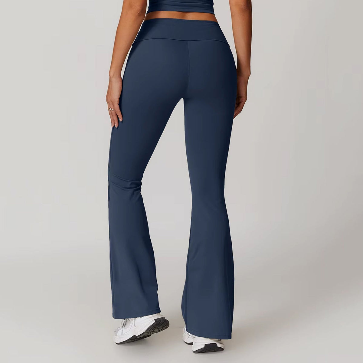 FlexFit Yüksek Bel Flare Tayt & Askılı Crop
