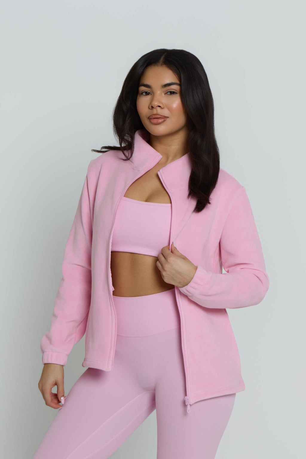 Core Active Crop Tayt & Polar Üst 3’lü Set