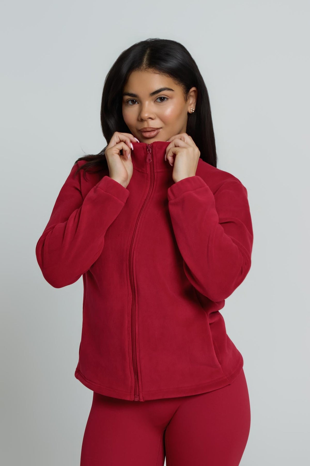Core Active Crop Tayt & Polar Üst 3’lü Set