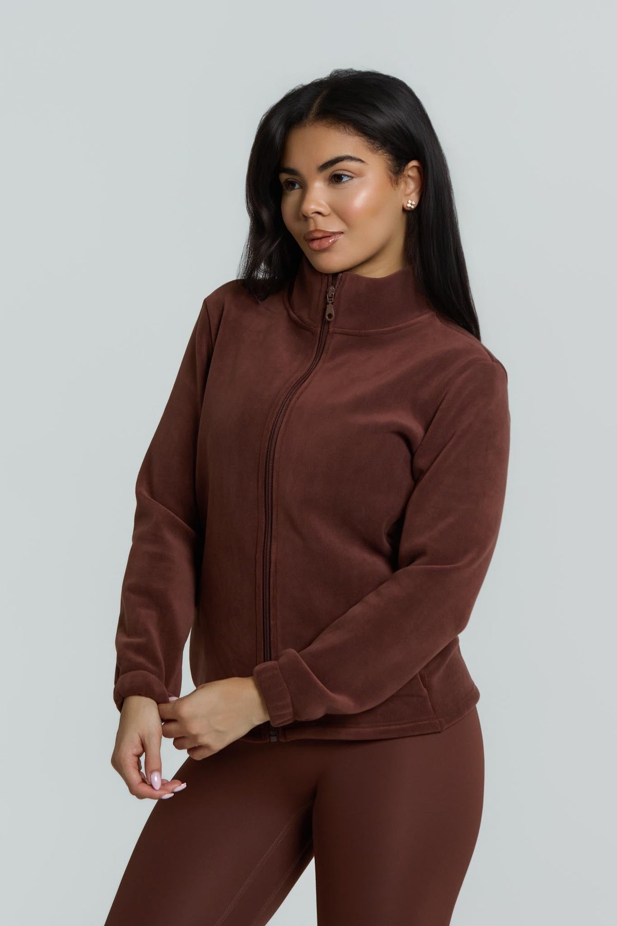 Core Active Crop Tayt & Polar Üst 3’lü Set